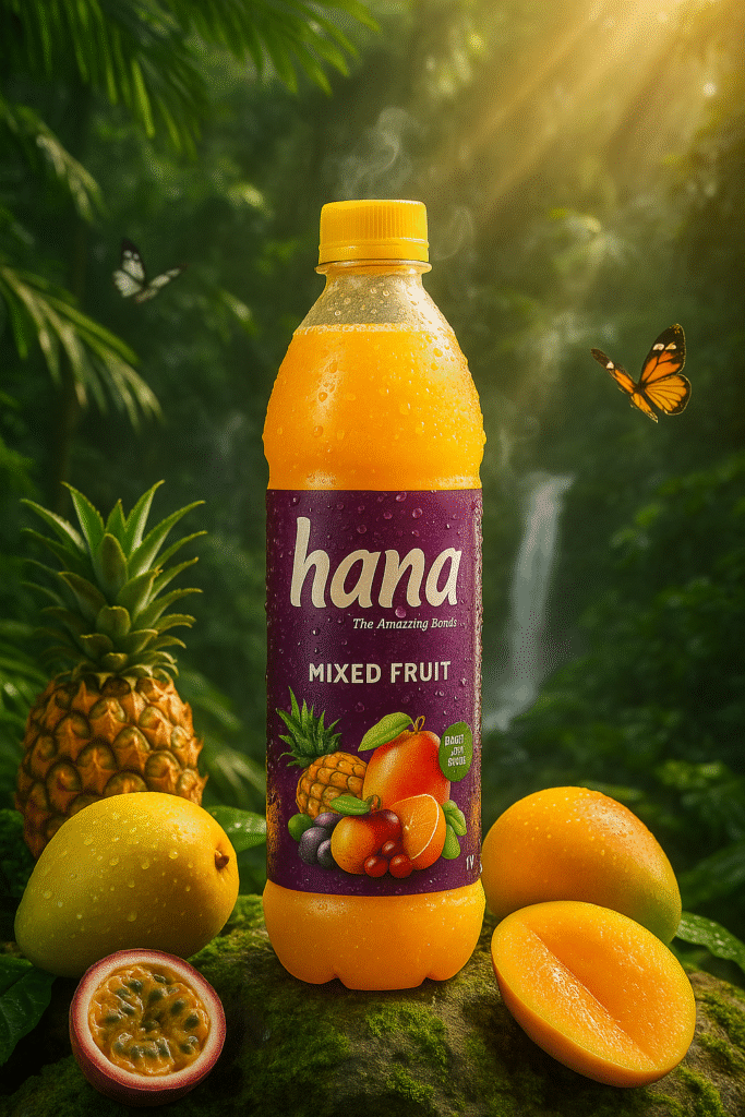 marklencemedia social media branding hana juice